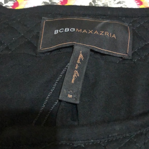 Bcbg black shoulder pad jacket - Picture 3 of 4